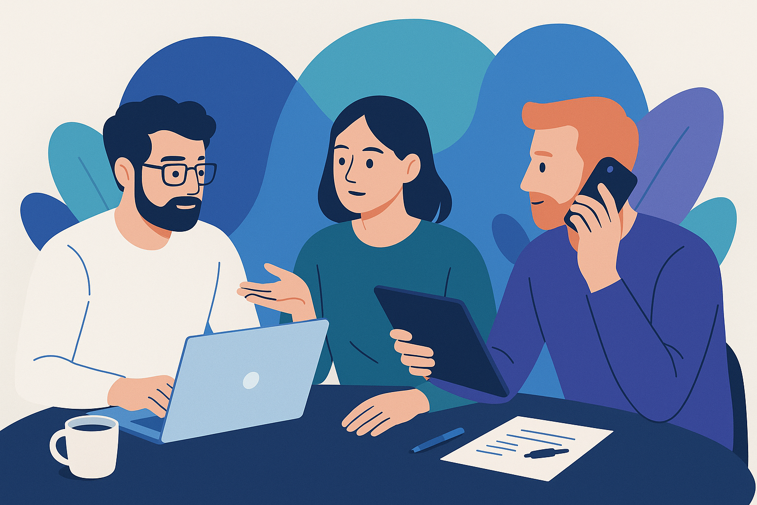 Специалист по карьерному росту обсуждает стратегию